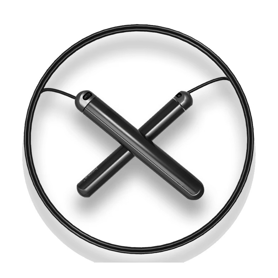 Smart Jump Rope Digital Counter - Draadloze slimme connectie lange steel gewogen