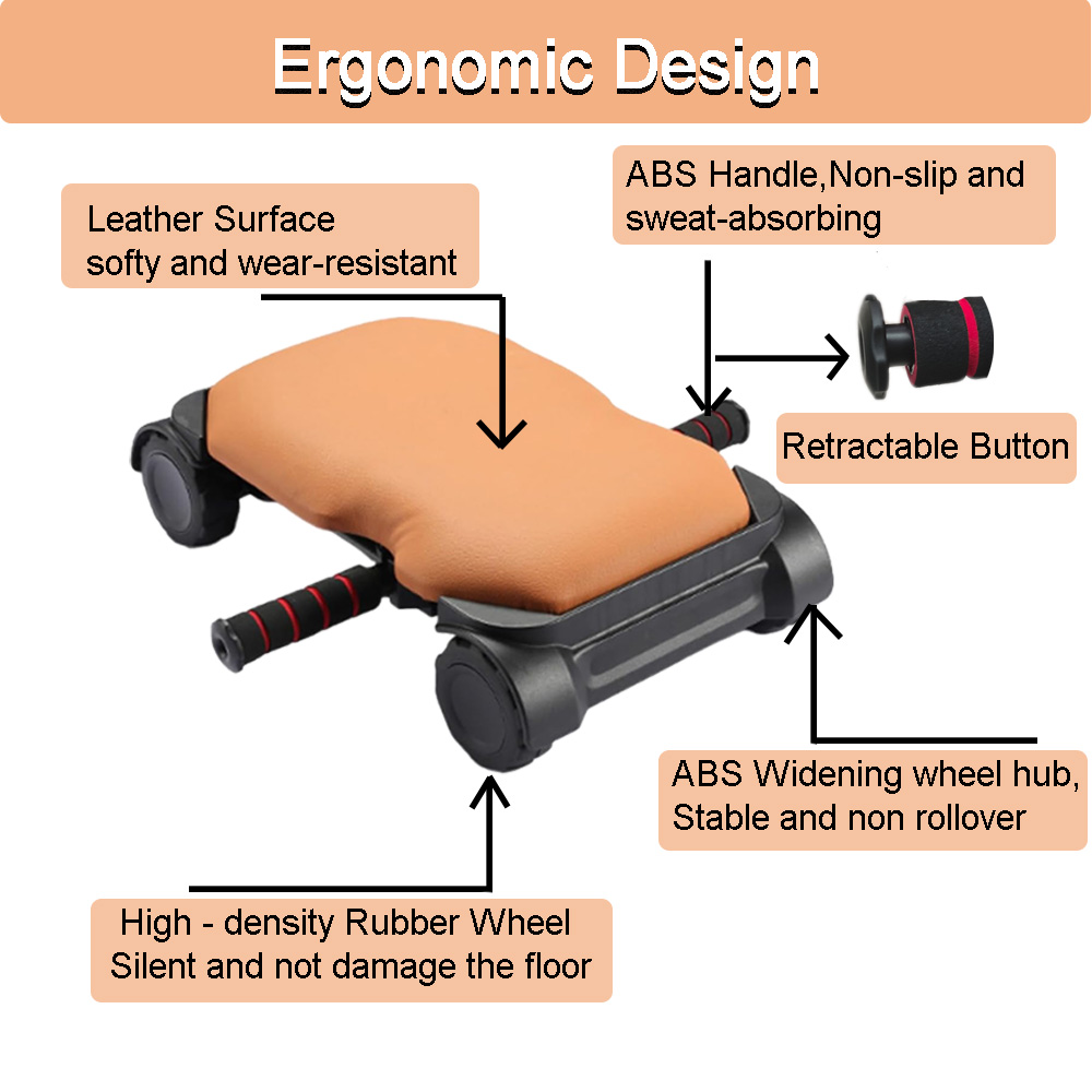 Ab Roller, 4-wielige automatis - Ab Roller Wheel With Elbow Support recensie en prijs