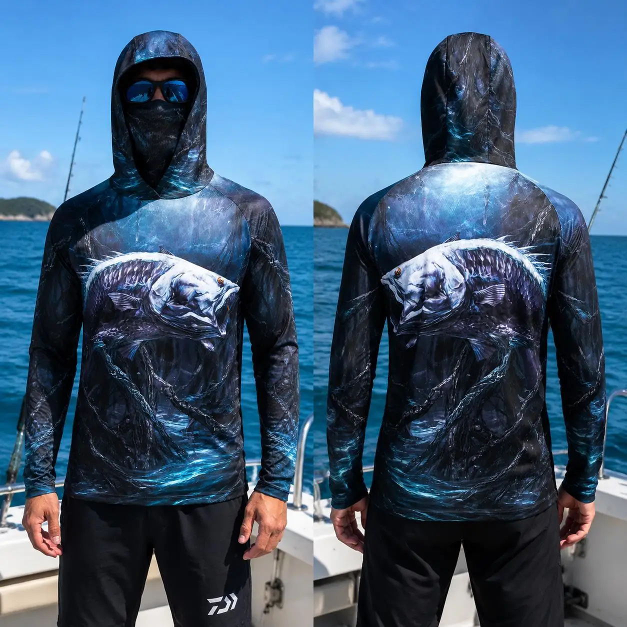 Heren vissershirt met capuchon - Fishing recensie en prijs