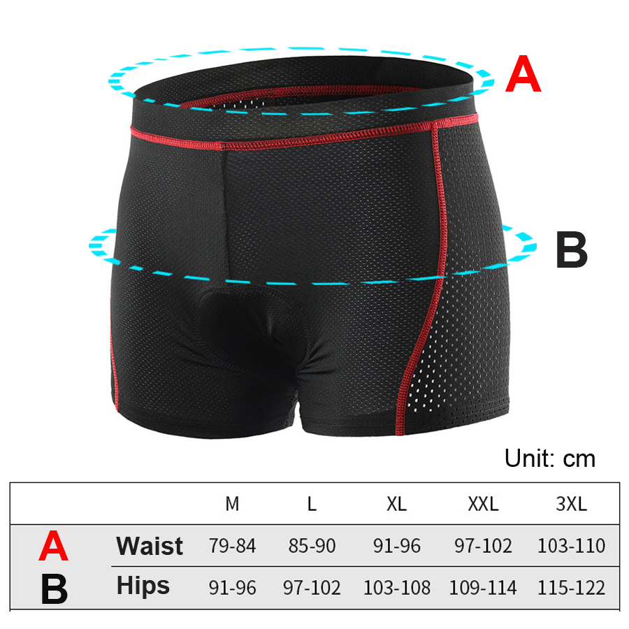 NEWBOLER Ademende fietsbroek F - Padded Cycling Shorts 5D Gel recensie en prijs