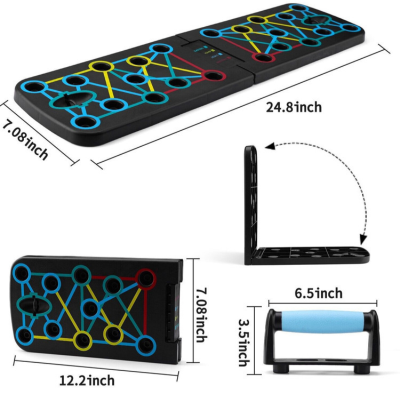 Set met liggende plank, opvouw - Push Up Board Foldable Multi Function recensie en prijs